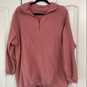 Aerie Quarter Zip Sweatshirt